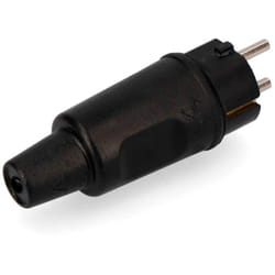Kopp - Fiche Mâle En Caoutchouc T/Tl 4,8mm Ip44 16a '' ''