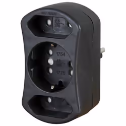 Kopp 179605004, 250 V, 16 A, Noir