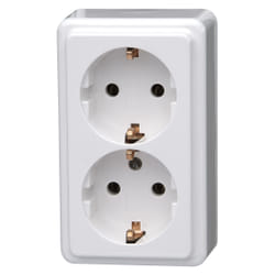 Kopp 102502002 prise de courant Type F Blanc