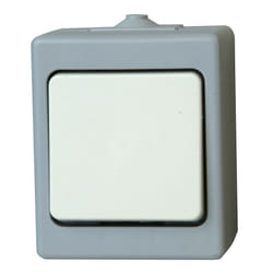 Kopp 563648004 interrupteur d'éclairage Gris, Blanc
