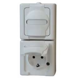 Kopp 131402009, CEE 7/3, 2 module(s), CEE 7/4, Blanc, 250 V, 16 A