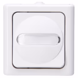 Kopp 560802003, Blanc, IP44, Bouton-poussoir, 78 mm, 78 mm