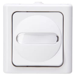 Kopp 560802003 Plaque de commutation et obturateur Blanc