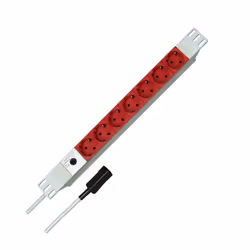 Kopp PROFIversal, 2 m, Gris, Aluminium, 7 sortie(s) CA, 10 A, 250 V