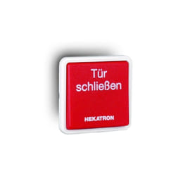 Bouton de déverrouillage manuel pour montage en saillie/encastré hat 02 Hekatron 6500143