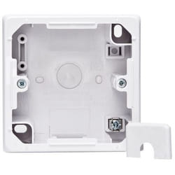 Kopp 356313009 Plaque de commutation et obturateur Blanc