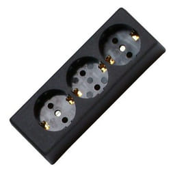 Kopp 120305001 prise de courant CEE 7/3 Noir