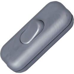 Interrupteur pour câble souple Kopp 191320086 avec décharge de traction argent 1 x Off/On 2 a 1 pc(s)