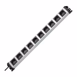 Kopp POWERversal, 1,4 m, Intérieure, Type F, Noir, Argent, 10 sortie(s) CA, 3600 W