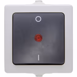 Informations techniques Couleur : gris Courant nominal : 10 A Fonction appareillage : Interrupteur Indice de protection : IP4 ...