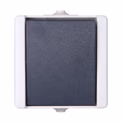 Kopp 540656002, Boutons, Noir, Blanc, Thermoplastique, IP44, 250 V, 10 A