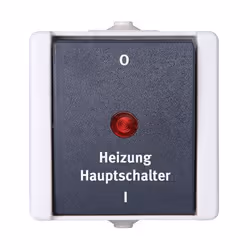 Kopp 541356004, Boutons, Noir, Blanc, Thermoplastique, IP44, 250 V, 10 A