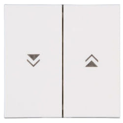Kopp 490388008 Plaque de commutation et obturateur Blanc