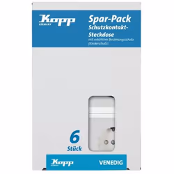 Kopp 924129056, CEE 7/3, 1 module(s), CEE 7/4, Blanc, 250 V, 16 A