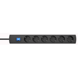 Kopp 234105009 multiprise 1,4 m 12 sortie(s) CA Intérieure Anthracite