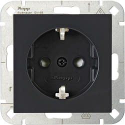 Simple Insert Prise 2P+T hk 07 anthracite 940015008 1 pc(s) R472501 - Kopp