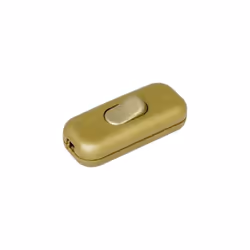 Kopp 191307003 Interrupteur à cordon avec décharge de traction Doré 1 x arrêt / un 2 A 1 pièce. Contenu : 1 pièce