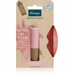 Le baume à lèvres teintant Kneipp Natural Care & Color comprend des huiles végétales, des beurres et des cires qui repulp ...