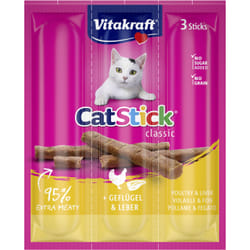 Vitakraft Cat Stick Chat Friandises Foie, Volaille 18 g