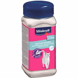 VITAKRAFT Désodorisant pour litière Fresh Poudre Lavande For You - 720 g - Pour chat