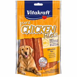 Vitakraft Chicken Filet, Universel, Toutes races, Poulet, 80 g