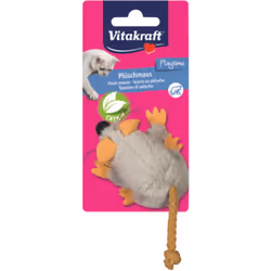 Vitakraft 18330, Chat, Herbes à chat, Noir, Marron, Gris, Peluche, Attirant