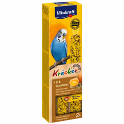 Vitakraft Kräcker Œuf et graines de graminées Perruches P/2