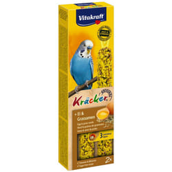 Vitakraft Kräcker Œuf et graines de graminées Perruches P/2