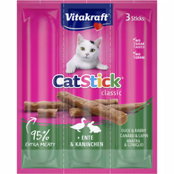 Vitakraft 24190, Friandises, Chat, Adulte, Canard, Lapin, 18 g