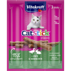 Vitakraft 24190 friandise pour chiens et chats Chat Friandises Canard, Lapin 18 g