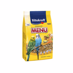Vitakraft Menu Vital Perruches en Sachet Fraîcheur, Graines, 900 g, Perruche, Europe, 75 mm, 125 mm
