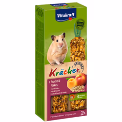 Vitakraft 25154, En-cas, 112 g, Hamster, 2 pièce(s), Boîte