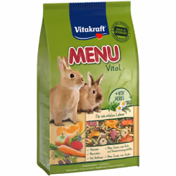 Vitakraft 25542, Pack nutritionnel, 3 kg, Lapin nain, Vitamine A, Vitamine D3, Cuivre, Iode, Fer, Manganese, Sélénium, Zinc, ...