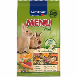 Vitakraft 25542 aliment pour petits animaux Pack nutritionnel 3 kg Lapin nain