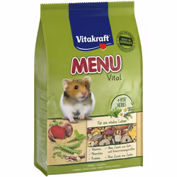 Vitakraft Menu Vital, 400 g, Hamster, Vitamine A, Vitamine D3, Cuivre, Iode, Manganese, Sodium, Zinc, Allemagne