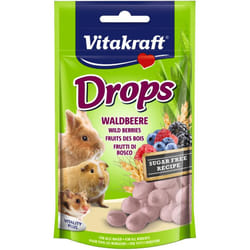 Vitakraft Drops Waldbeeren 75 g Cochon d'inde, Souris, Lapin, Rat