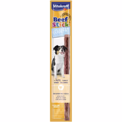 Vitakraft Beef Stick Low Fat, Friandises, Chien, Adulte, Bœuf, 12 g, Sans sucre