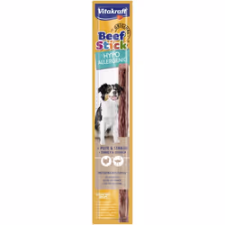 Vitakraft Beef Stick Hypoallergenic, Friandises, Chien, Adulte, Bœuf, 12 g, Sans sucre