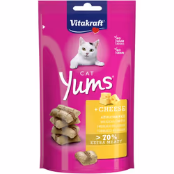 Vitakraft Cat Yums, Friandises, Chat, Adulte, Fromage, 40 g, Sans sucre