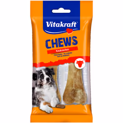 Vitakraft 34602, Chien, Os, Marron, Cuir, 120 mm, 115 mm