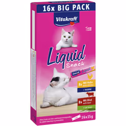 Vitakraft 58554, Friandises, Chat, Adulte, Bœuf, Poulet, 240 g, Sans sucre