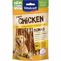Vitakraft 58597, Mastiquages, Chien, Universel, Poulet, 80 g, Sans sucre