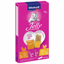 Vitakraft Jelly Lovers, Poulet, Dinde, 90 g, Sans grain