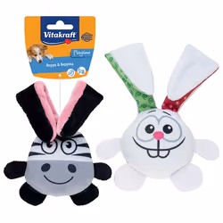 Vitakraft 4008239596703, Chien, Jouet en peluche, Multicolore, Peluche, 55 mm, 110 mm