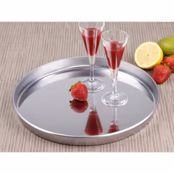 Curt Hermann Gross 3153-17 Plat de service Acier inoxydable Multicolore Rond Assiette de service