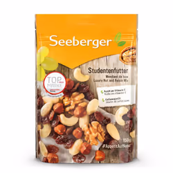 Seeberger 1540001007, Noix mélangées, 150 g, 507 kcal, 13 g, 33 g, Sac
