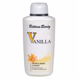 Bettina Barty Vanilla, Lotion, Femmes, Nourrissant, 500 ml, Bouteille, AQUA, ETHYLHEXYL STEARATE, GLYCERYL STEARATE, GLYCERIN ...
