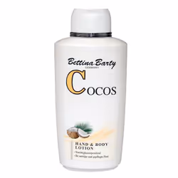 Bettina Barty Cocos, Lotion, Femmes, Hydratant, Nourrissant, Lissage, 500 ml, Bouteille, AQUA, ETHYLHEXYL STEARATE, GLYCERIN, ...