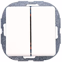 Informations techniques Composants du commutateur : Insert Couleur : blanc Courant nominal : 10 A Fonction appareillage : Int ...