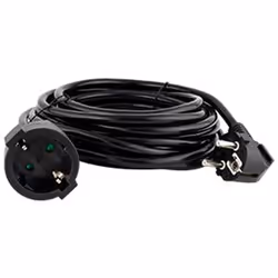 REV 0016100514, 10 m, 1,5 mm², Noir, 1 sortie(s) CA, 230 V, 3500 W